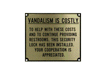 Vandalism is Costly